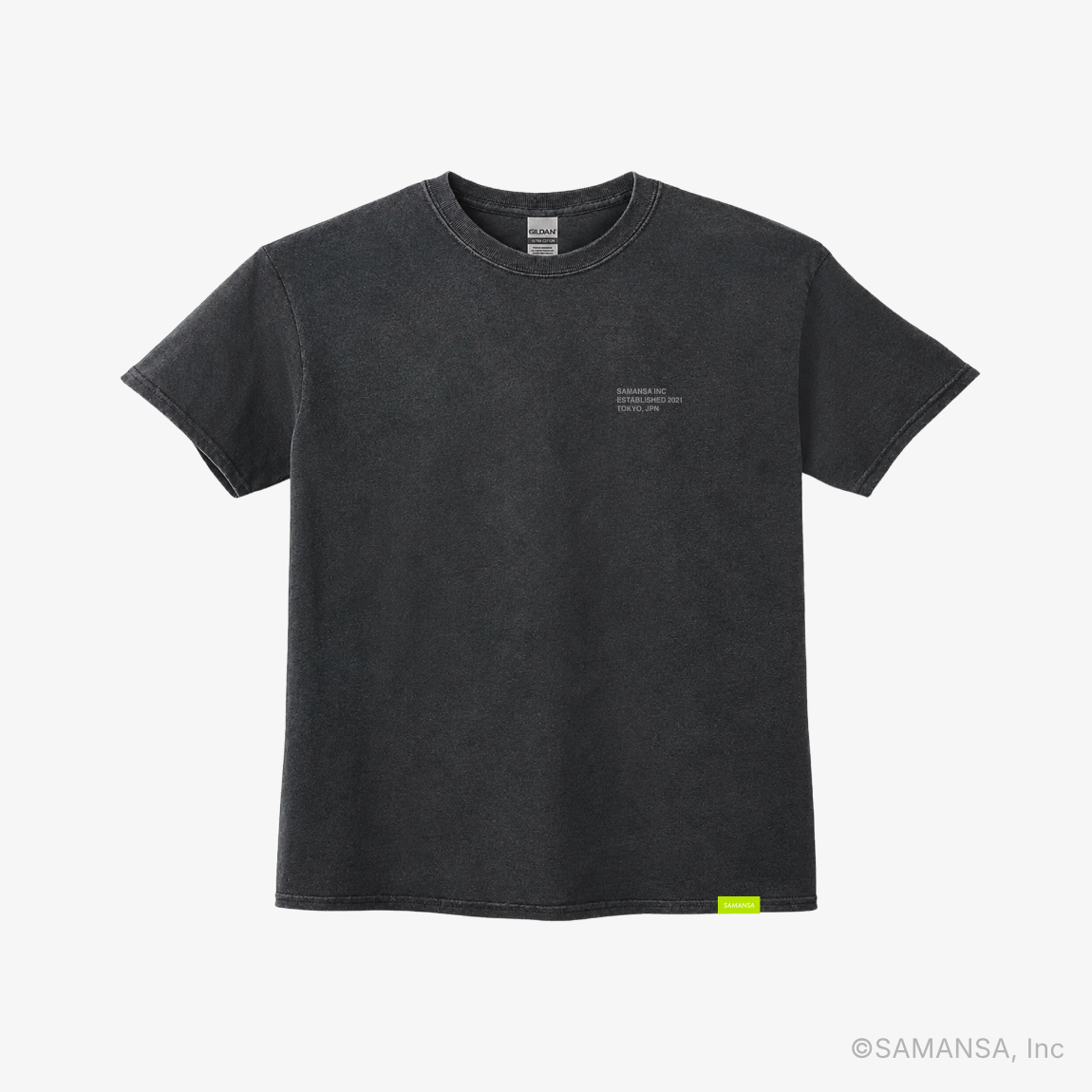 SAMANSA Collage Logo Pigment Tee