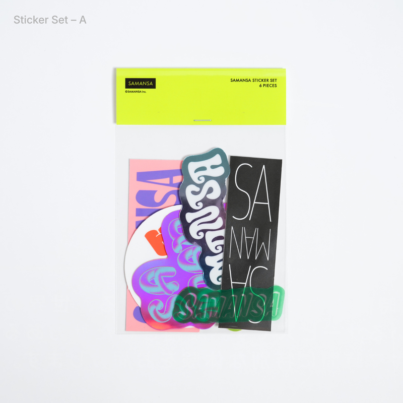 SAMANSA Logo Sticker Set (全3種）