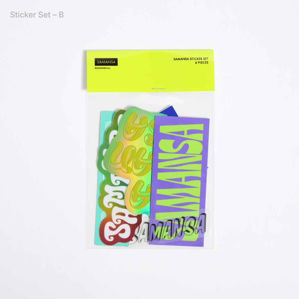 SAMANSA Logo Sticker Set (全3種）